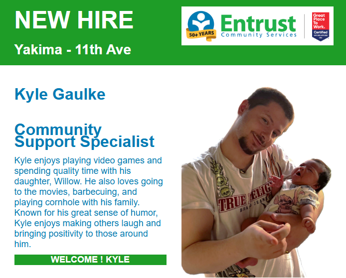 Kyle Gaulke joins Yakima - 11th Ave office!